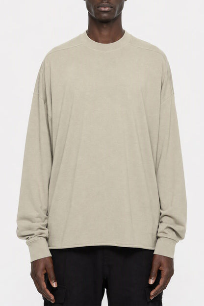 Rick Owens DRKSHDW Mens Tommy LS T-Shirt in Mineral