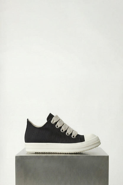 Rick Owens DRKSHDW W Jumbolace Low Sneaks in Black