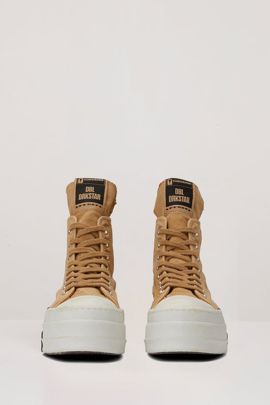 DRKSHDW x Converse DBL DRKSTR in Blonde front