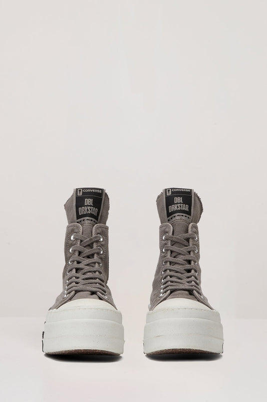 DRKSHDW x Converse DBL DRKSTR in Concrete front