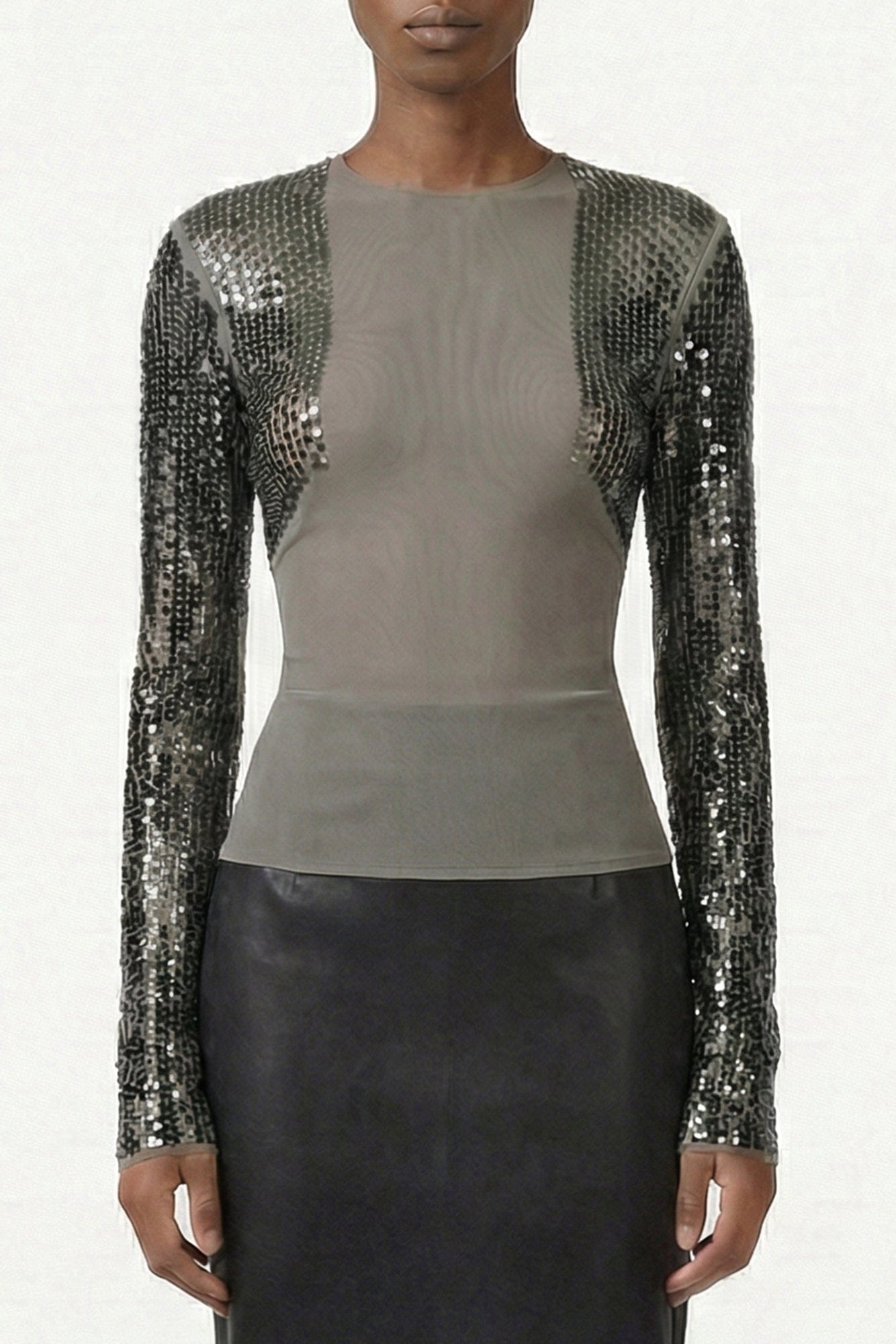 Rick Owens Dennis T-Shirt in Dust/Bronze SS26