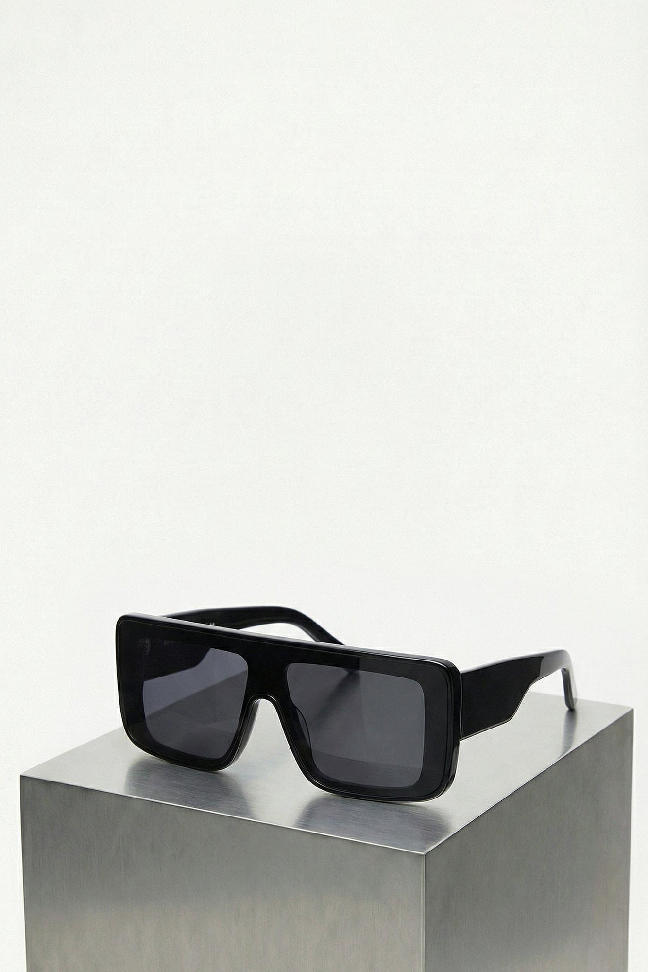 Rick Owens Documenta Sunglasses in Black side