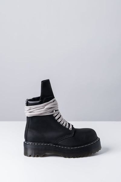 Rick Owens Dr Martens W Quad Sole Steel Toe Boot – Antidote