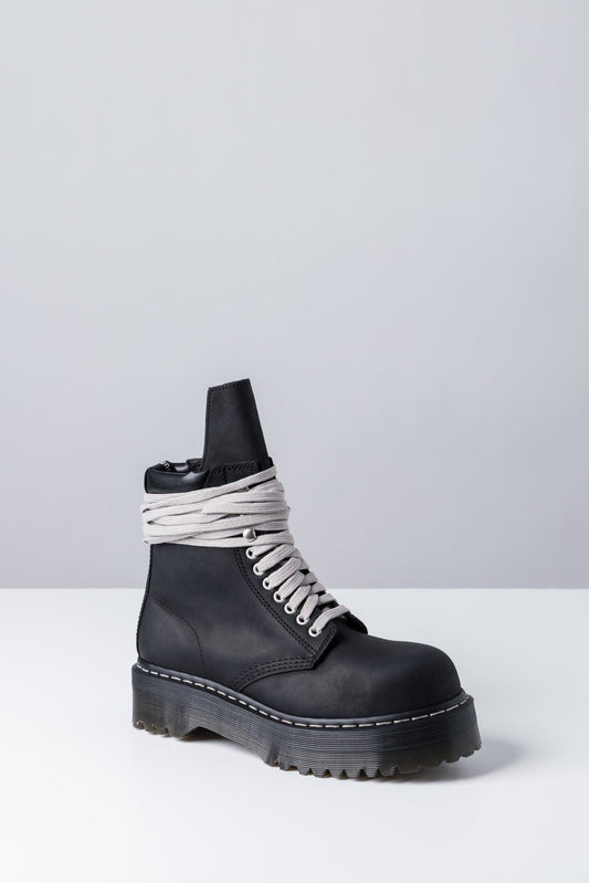 Rick Owens Dr Martens W Quad Sole Steel Toe Boot side