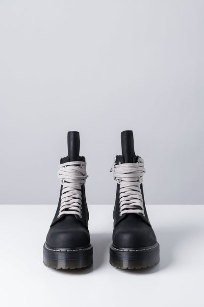 Rick Owens Dr Martens W Quad Sole Steel Toe Boot front