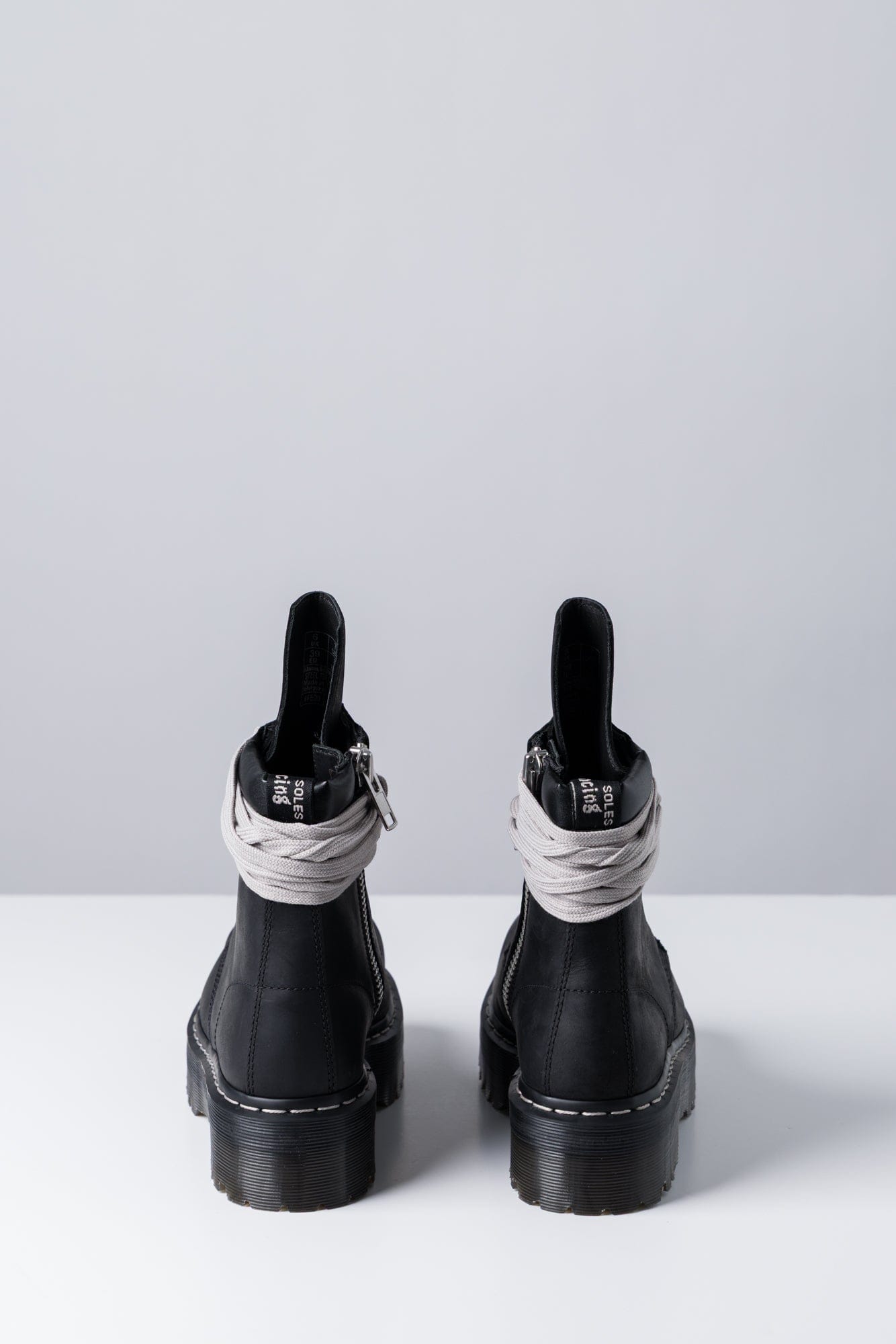 Rick Owens Dr Martens W Quad Sole Steel Toe Boot – Antidote