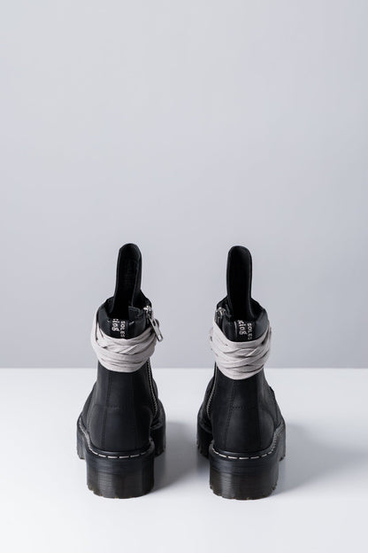 Rick Owens Dr Martens W Quad Sole Steel Toe Boot back