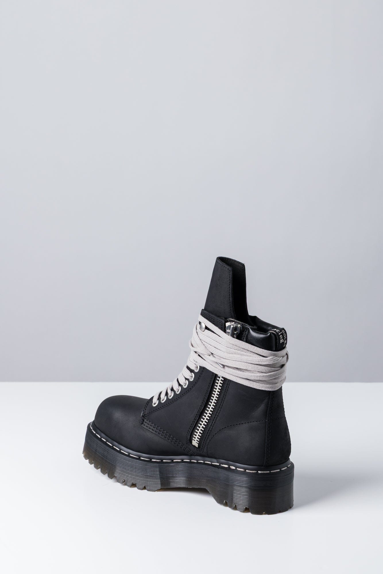 Rick Owens Dr Martens W Quad Sole Steel Toe Boot – Antidote