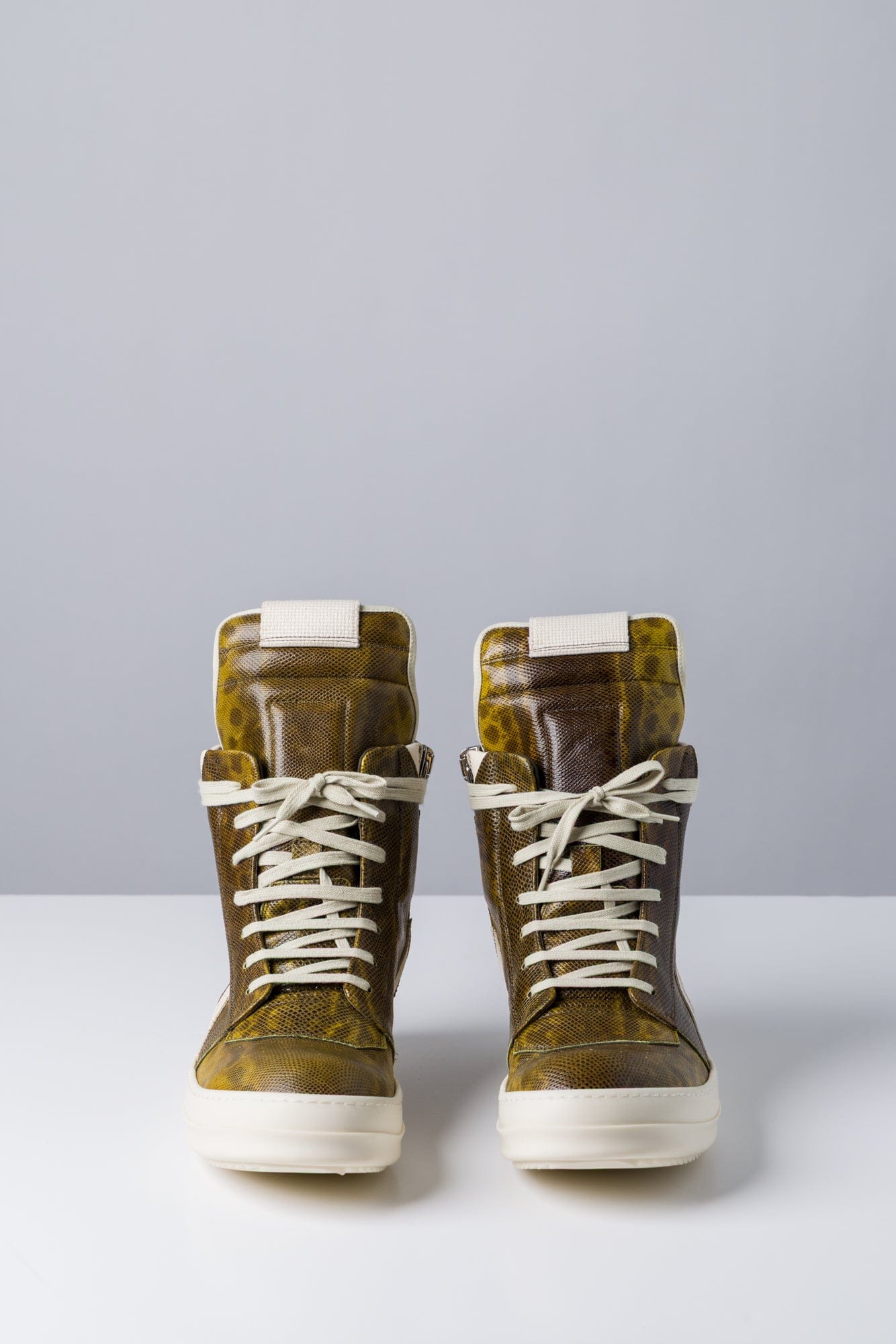 Rick Owens Geobasket in Acid SS25 front