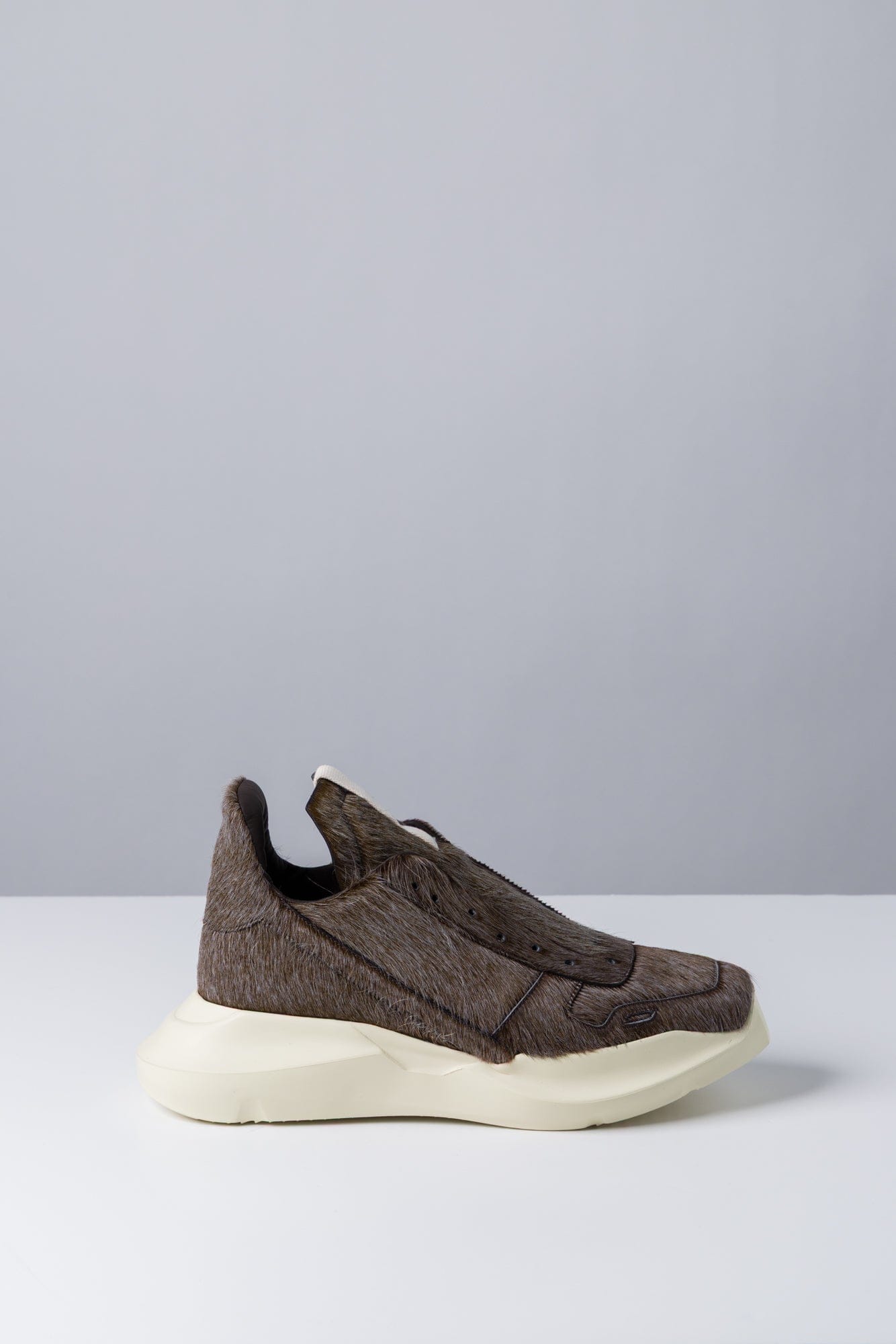 Rick Owens Geth Runner in Indigo Calf Hair