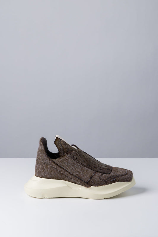 Rick Owens Geth Runner in Indigo Calf Hair