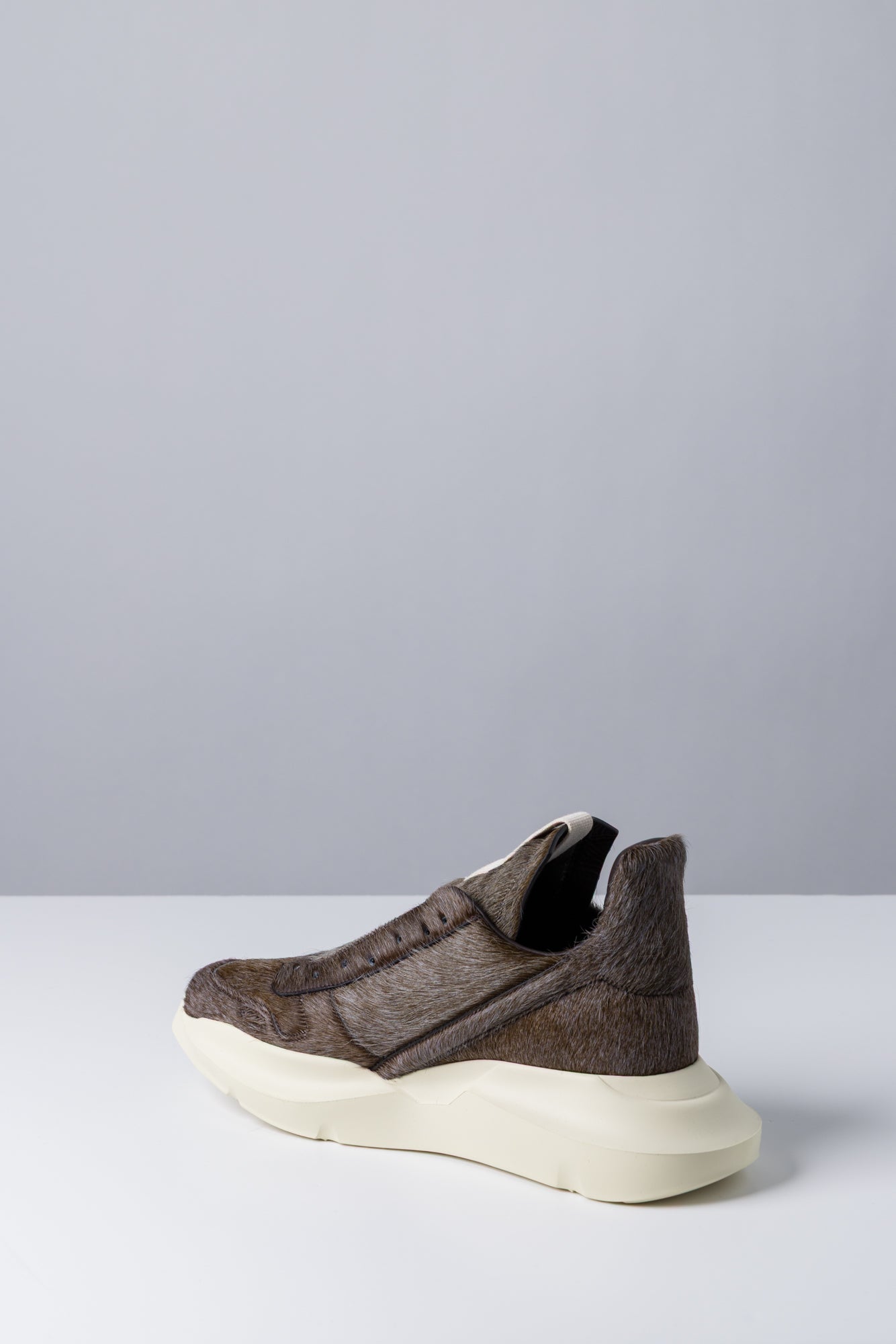 Rick Owens Geth Runner in Indigo Calf Hair