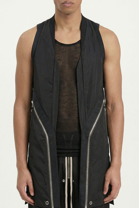 Rick Owens Gilet Temple Vest in Black