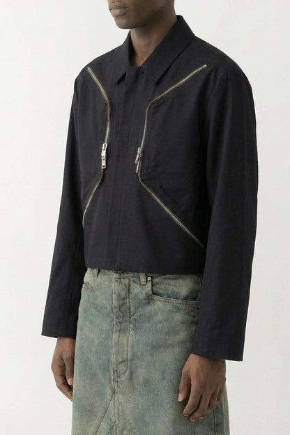 Rick Owens Heizer Mac Jacket SS26 side