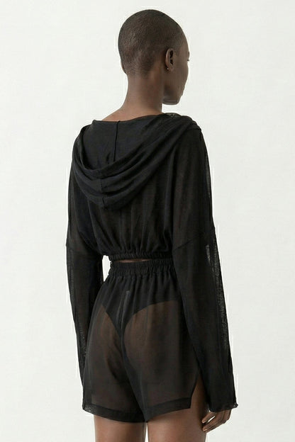 Rick Owens Hooded Tunic back