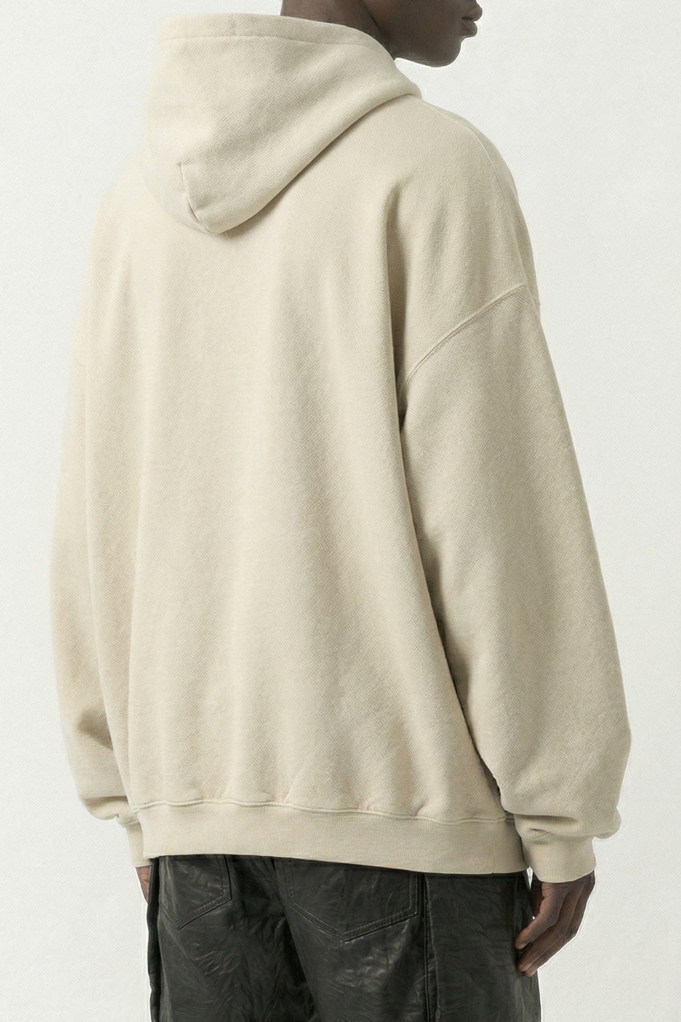 Rick Owens Hun Hoodie in Sand SS26
