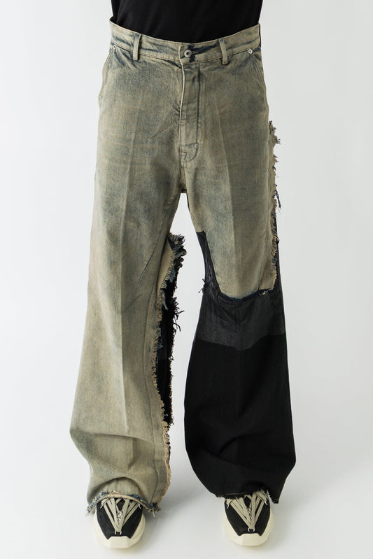 Rick Owens Joris Trousers in Dark Dust