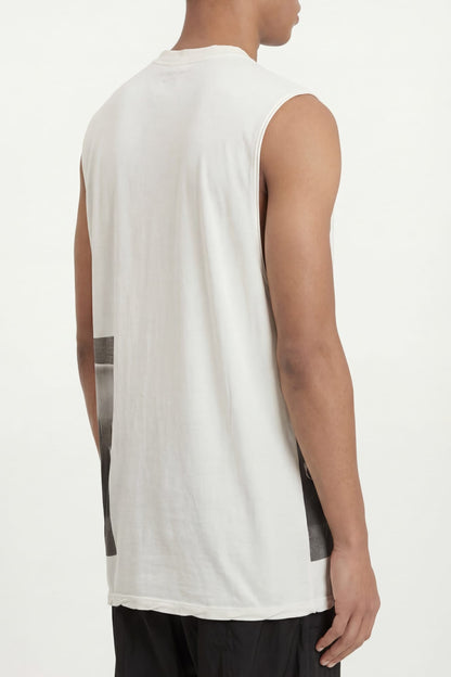 Rick Owens Jumbo SL Tank Top in Milk Wash back