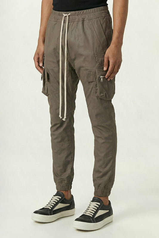 Rick Owens Mastodon Cargos in Dust SS26 side