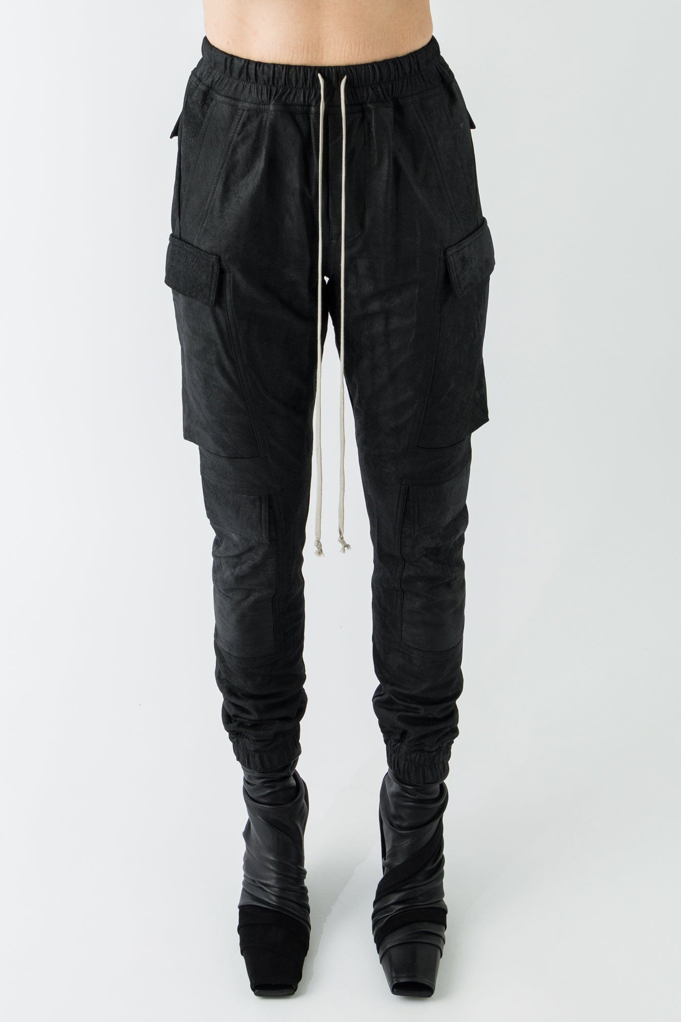 Rick Owens Mastodon Megacargo in Blistered Leather