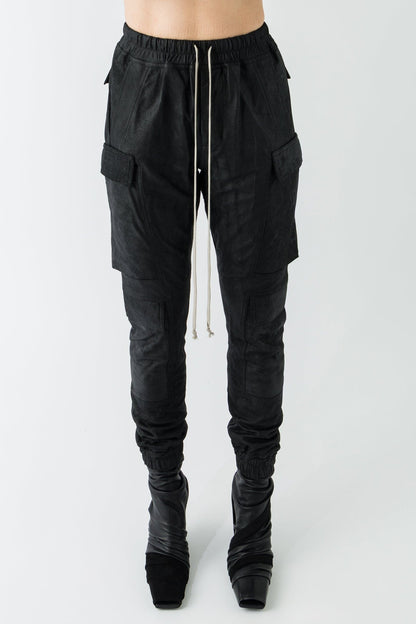 Rick Owens Mastodon Megacargo in Blistered Leather