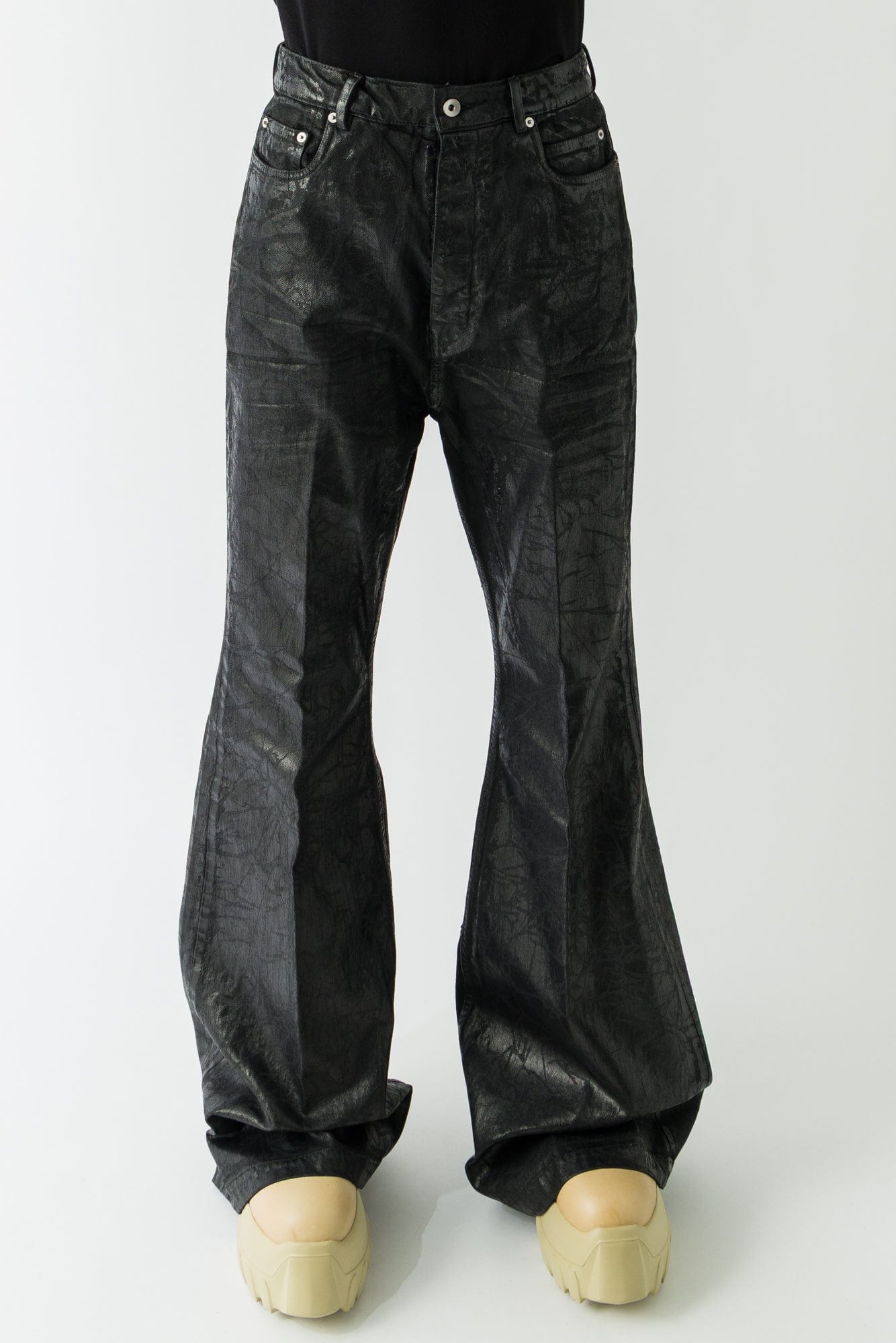 Rick Owens Megacrust Bolans in Black