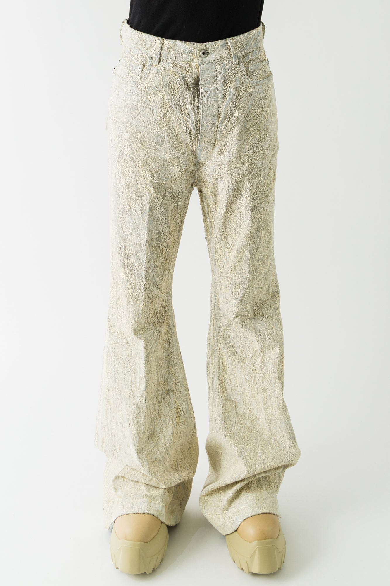 Rick Owens Megacrust Bolans in Milk