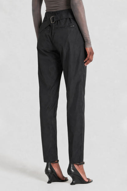 Rick Owens W Megastrapped Motopants in Black back