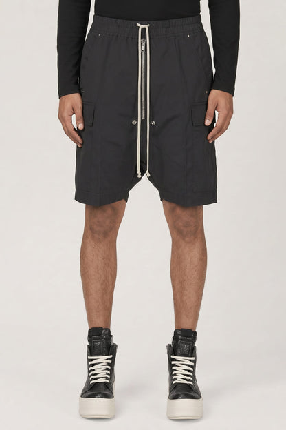 Rick Owens Mens Cargobela Shorts in Black