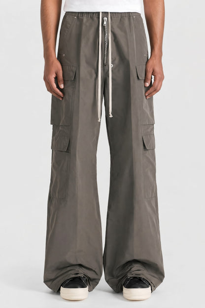 Rick Owens Mens Cotton Cargobelas in Dust