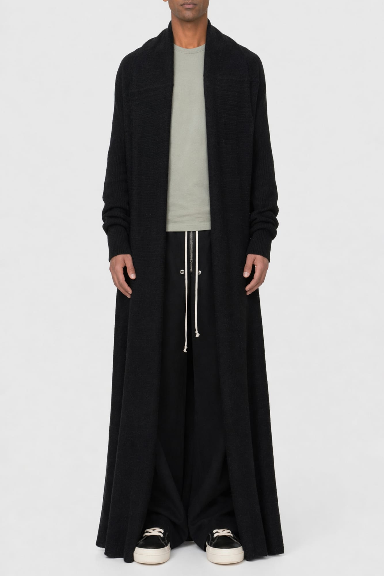 Rick Owens Mens Dafne Robe in Black in Black