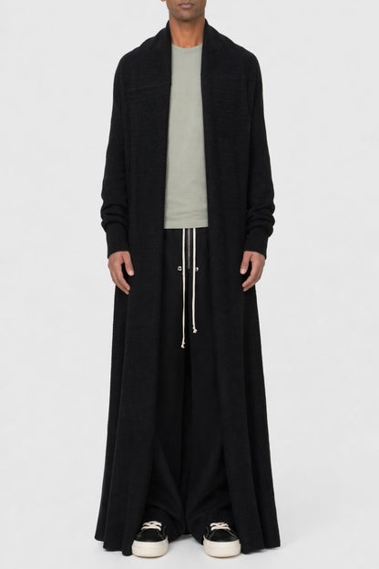 Rick Owens Mens Dafne Robe in Black in Black