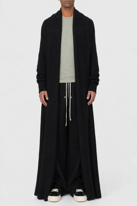 Rick Owens Mens Dafne Robe in Black in Black