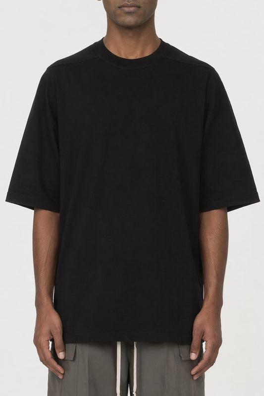 Rick Owens Mens Jumbo Short Sleeve T in Black