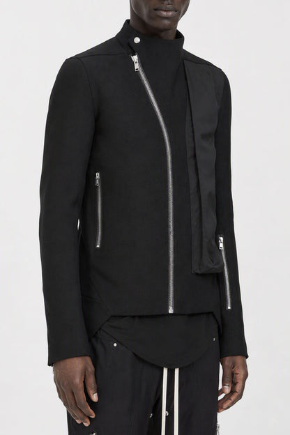 Rick Owens Mens Release Jacket in Black side