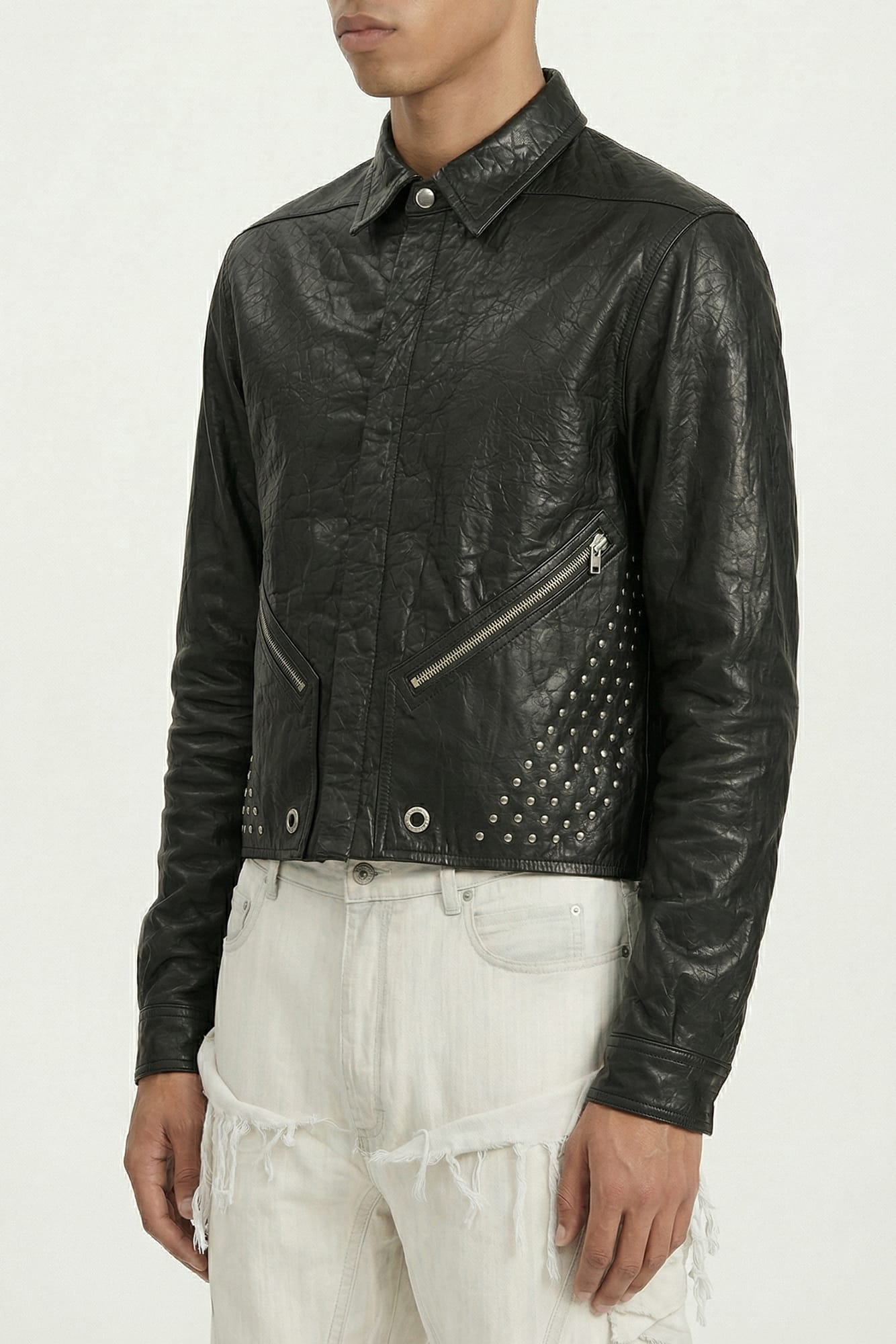 Rick Owens Mens Tour Alice Shirt in Black