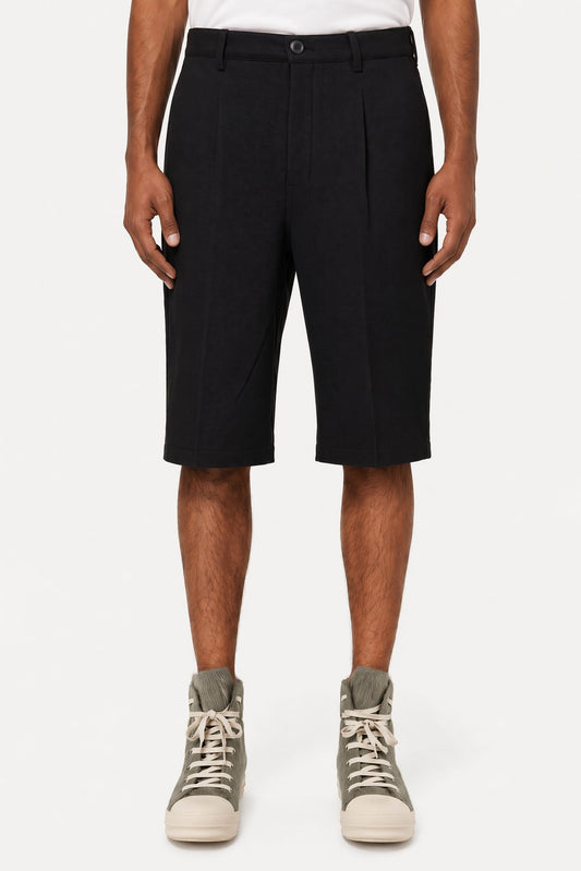Rick Owens Mens Work Shorts in Black