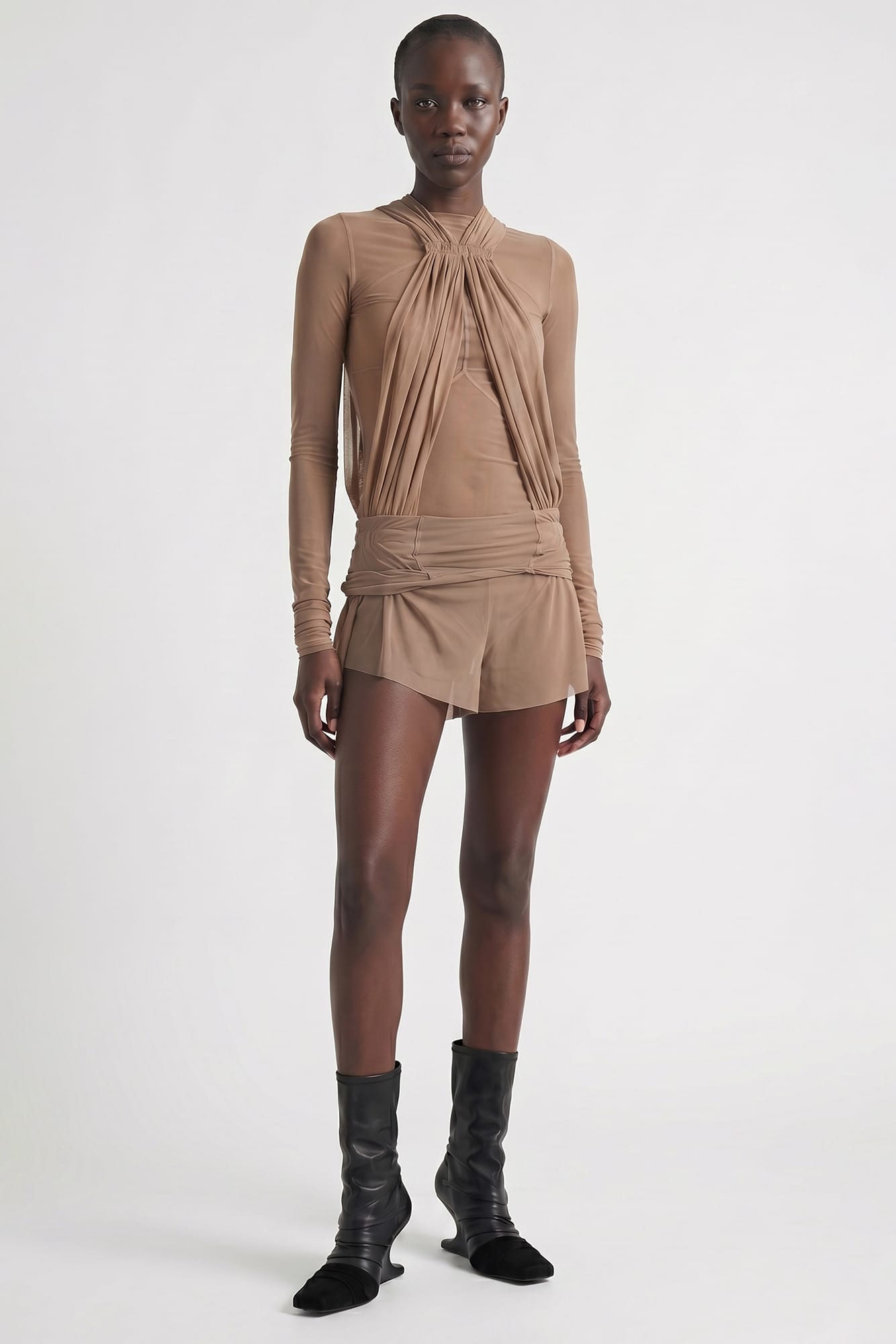 Rick Owens Miami Bodysuit in DNA full look