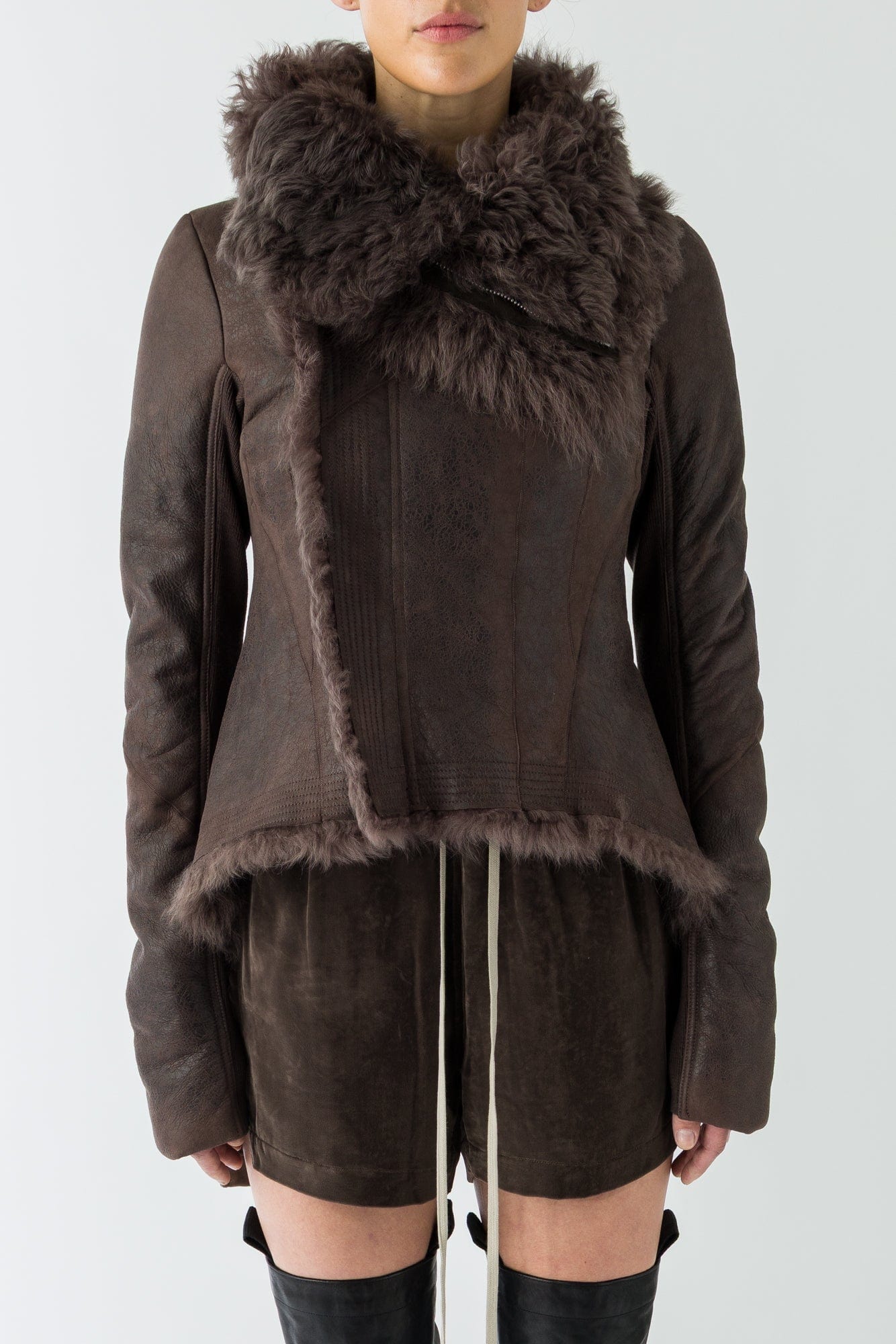 Rick Owens Naska Shearling Jacket