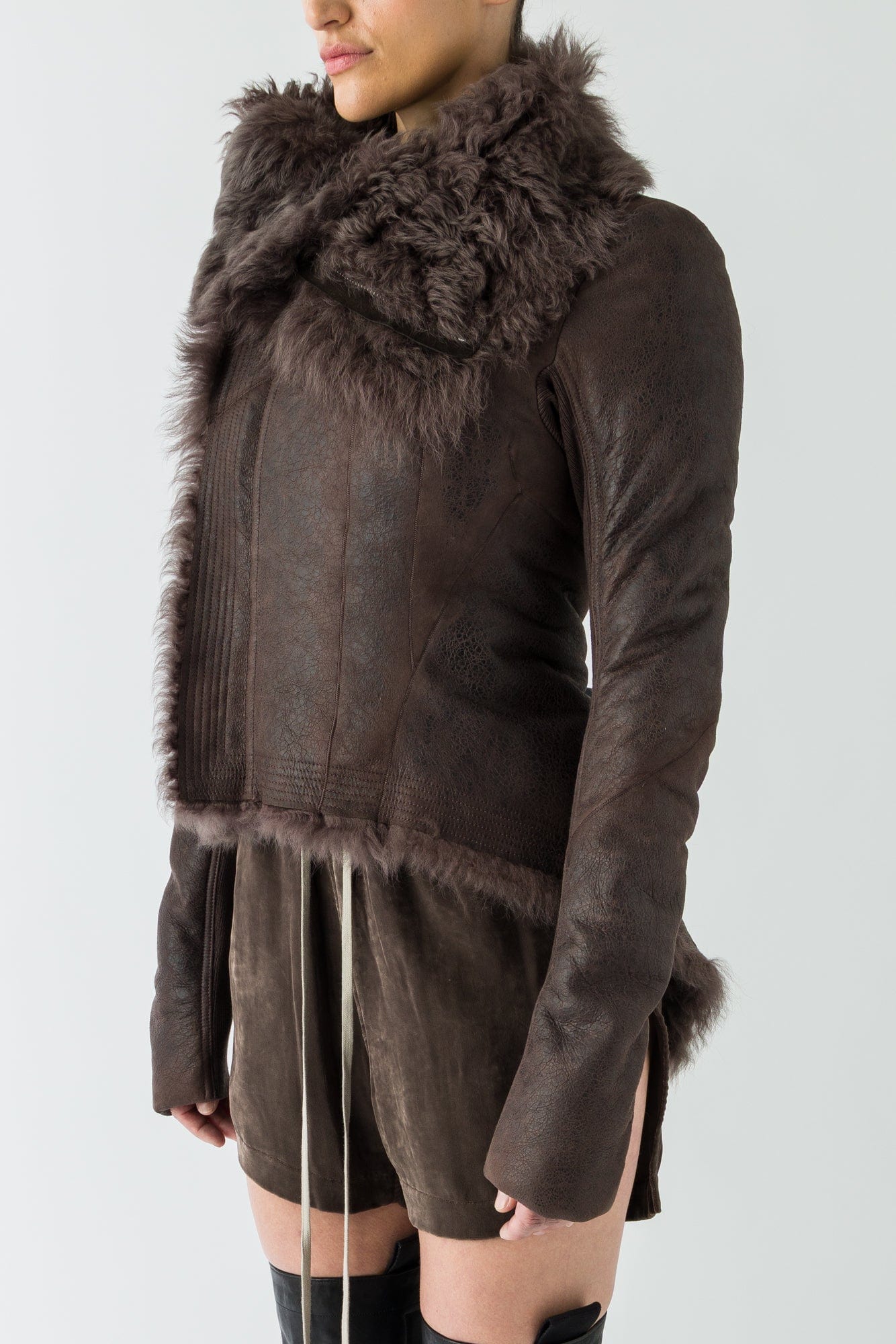 Rick Owens Naska Shearling Jacket
