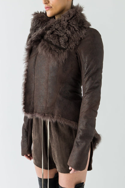 Rick Owens Naska Shearling Jacket side