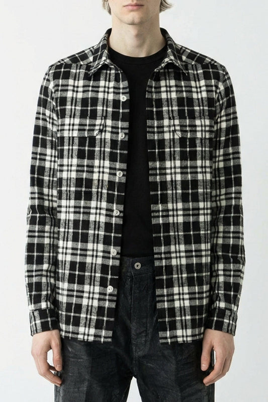 Rick Owens Plaid Outershirt SS26