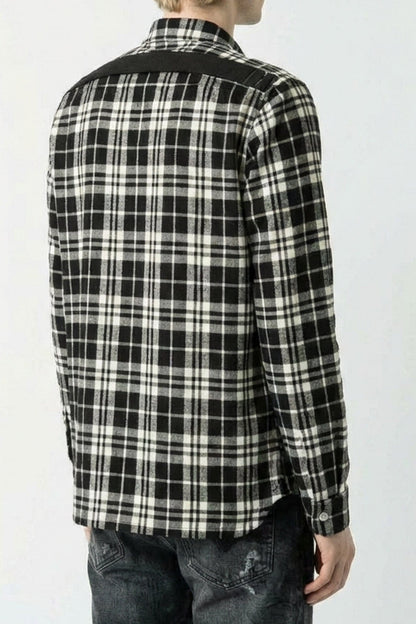 Rick Owens Plaid Outershirt SS26 back