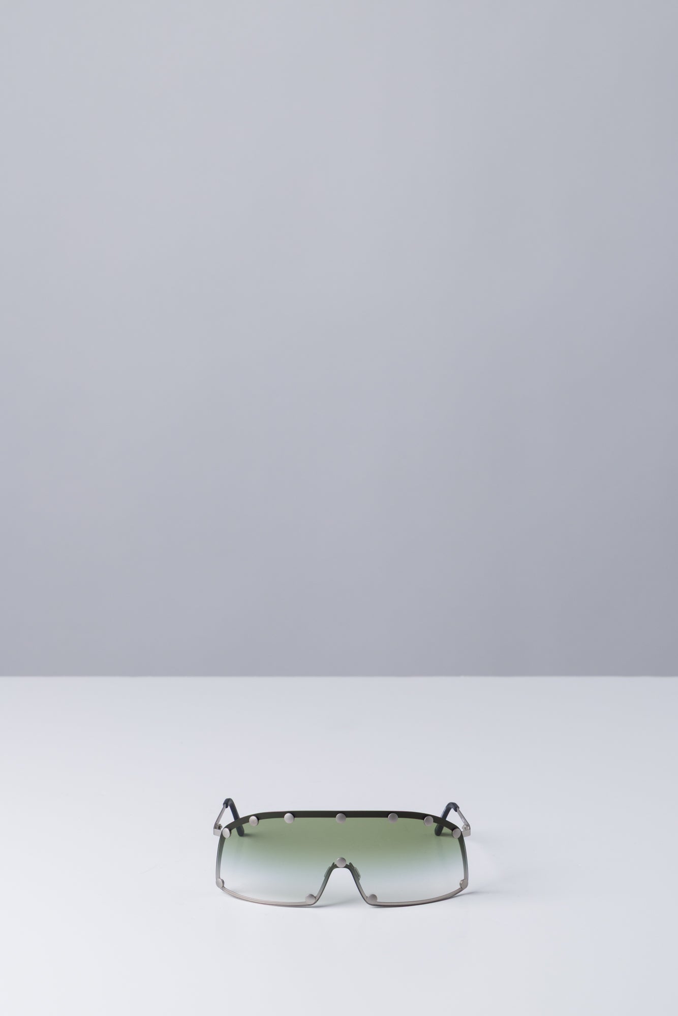 Rick Owens Shielding Sunglasses in Silver