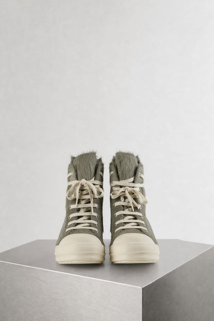 Rick Owens Sneaks in Dark Pearl/Milk front