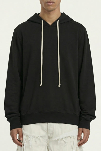 Rick Owens T-Shirt Hoodie in Black