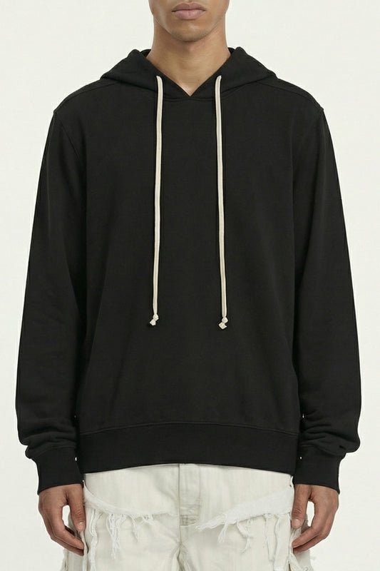 Rick Owens T-Shirt Hoodie in Black