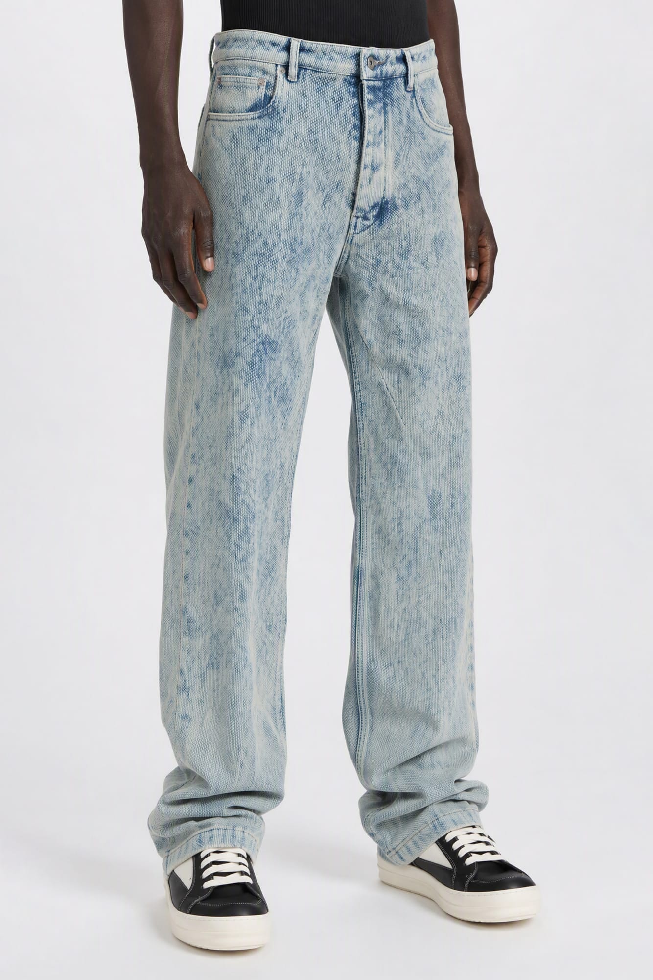 Rick Owens Textured Geth Jeans