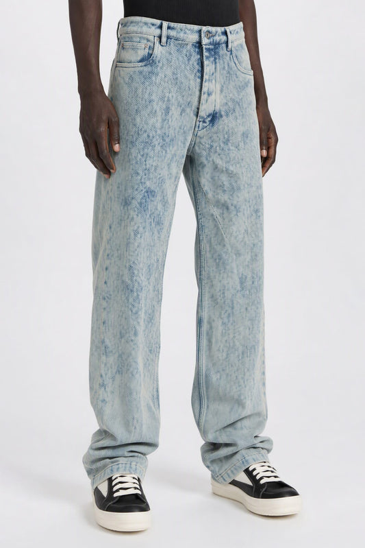Rick Owens Textured Geth Jeans side