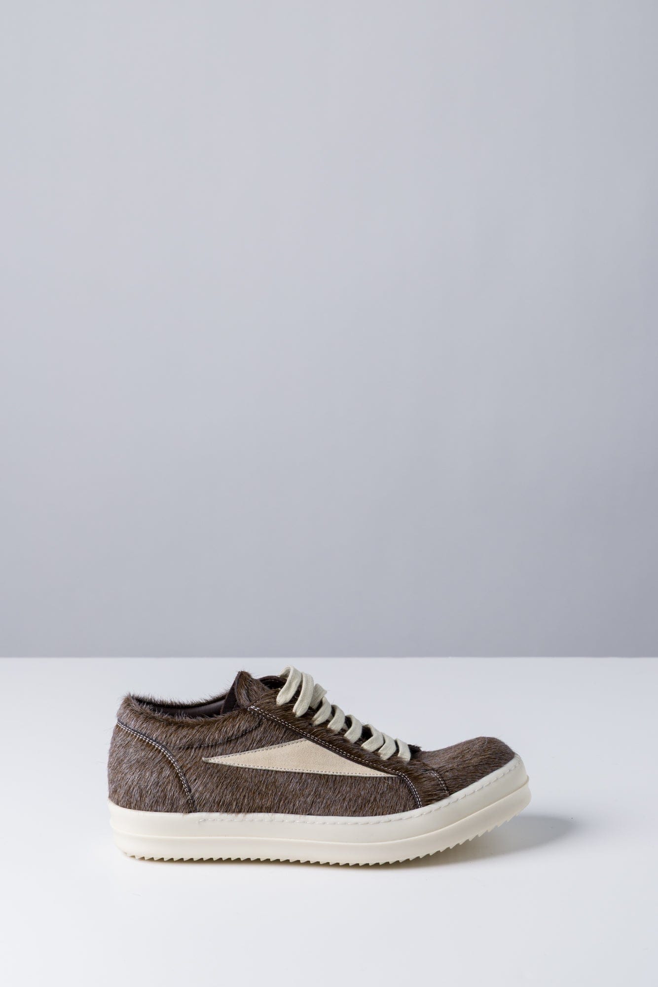 Rick Owens Vintage Sneaks in Indigo Calf Hair